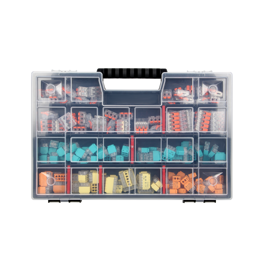 HOUSE PREMIUM - Set of installation push-in and clamp connectors in a box