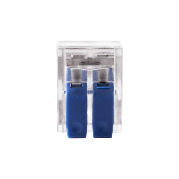 2-wire clamp splicing connector; for wire 0.75-4mm²; IEC 450V/32A, 10 pcs.