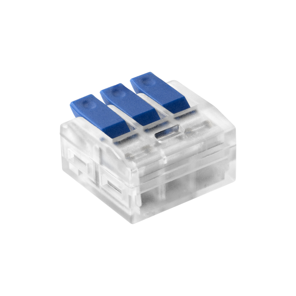 3-wire clamp splicing connector; for wire 0.75-4mm²; IEC 450V/32A, 10 pcs.