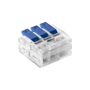 3-wire clamp splicing connector; for wire 0.75-4mm²; IEC 450V/32A, 100 pcs.