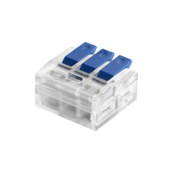 3-wire clamp splicing connector; for wire 0.75-4mm²; IEC 450V/32A, 100 pcs.