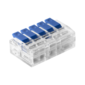 Złączka instalacyjna zaciskowa 5-przewodowa; na dowolny przewód 0,75-4mm²; IEC 450V/32A, 8szt