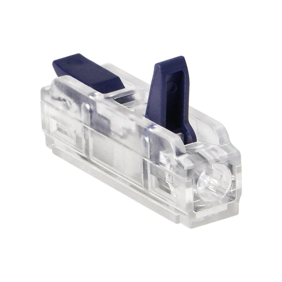 1-wire clamp splicing connector, double-sided; for any 0.75-4mm² wire; IEC 250V/32A; blister of 10 pcs.
