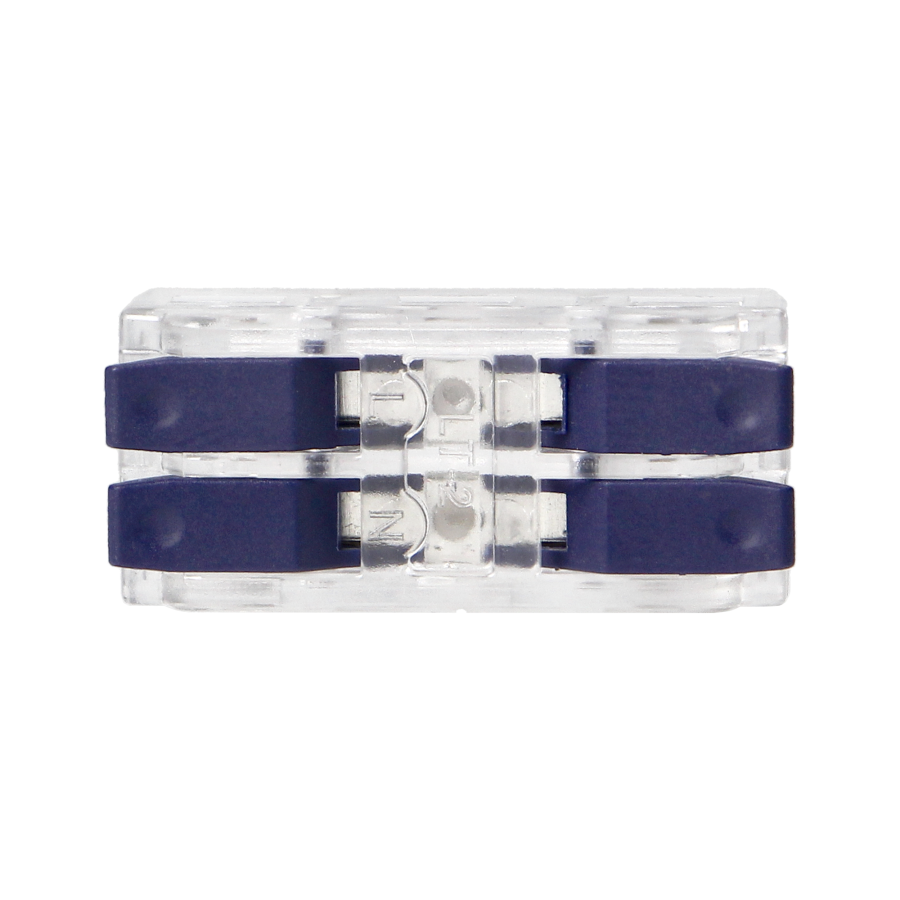 2-wire clamp splicing connector, double-sided; for any 0.75-4mm² wire; IEC 250V/32A; 50 pcs.