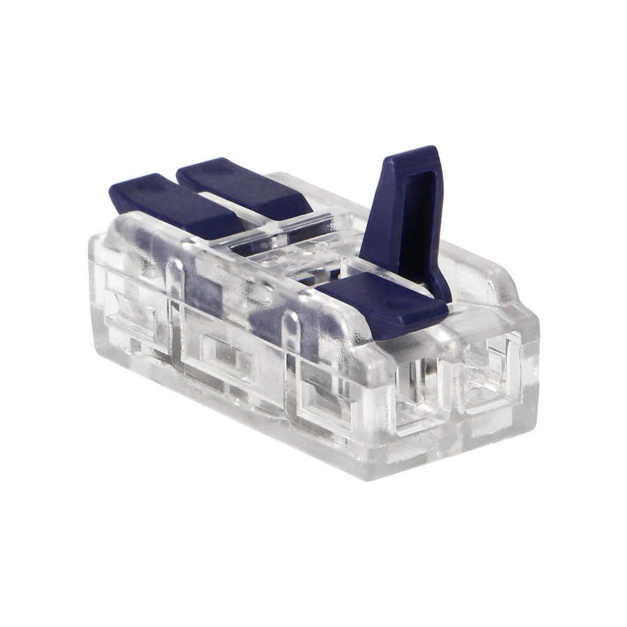 2-wire clamp splicing connector, double-sided; for any 0.75-4mm² wire; IEC 250V/32A; 50 pcs.