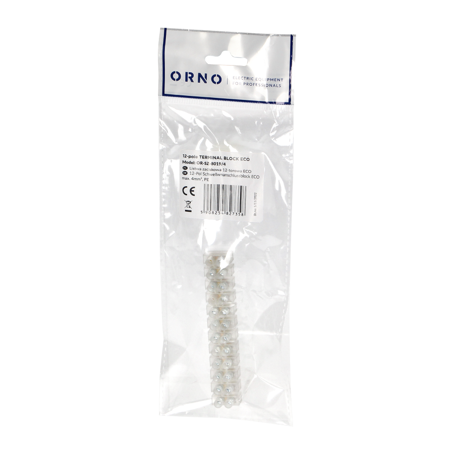 Listwa zaciskowa 12-torowa ECO, max.4mm2,PE