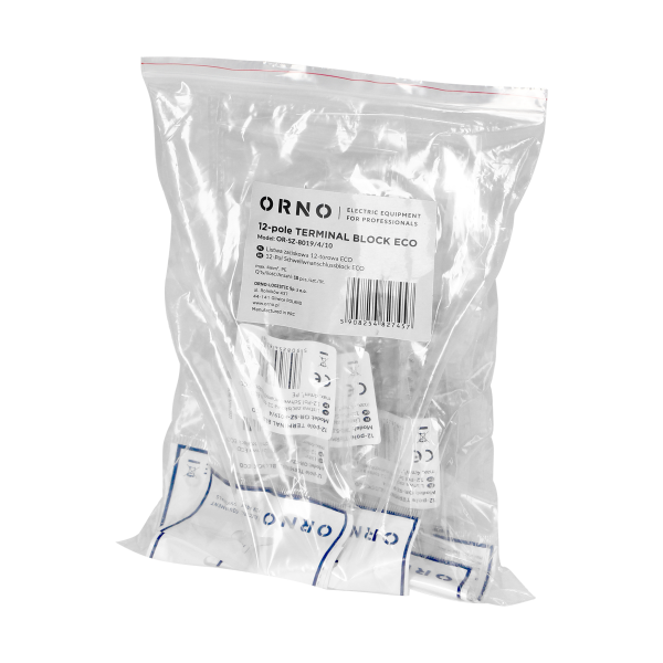 Listwa zaciskowa 12-torowa ECO, max.4mm2,PE, 10 szt.