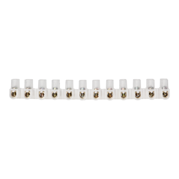 12 track ECO brass busbar, max. 6mm2, PE
