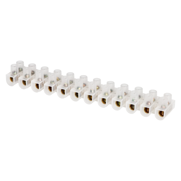 12 track ECO brass busbar, max. 10mm2, PE