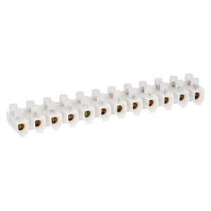 12 track ECO brass busbar, max. 25mm2, PE