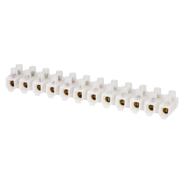 12 track ECO brass busbar, max. 25mm2, PE