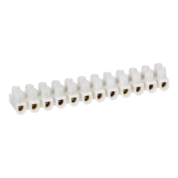 12 track PRO brass busbar, max. 4mm2, PA UL94-V1, 10 pcs.