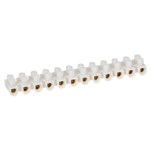 12 track PRO brass busbar, max.10mm2, PA UL94-V1