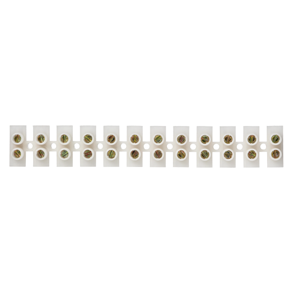 12 track PRO brass busbar, max.16mm2, PA UL94-V1, 10 pcs