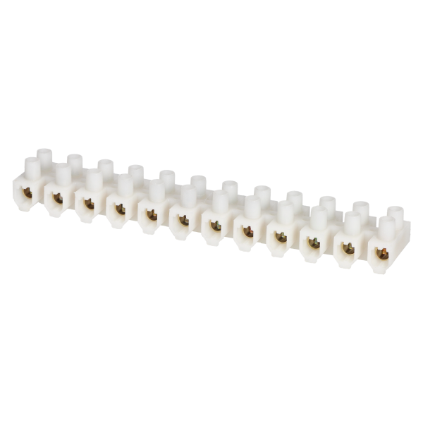 12 track PRO brass busbar, max.25mm2, PA UL94-V1