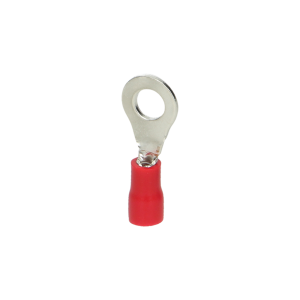Insulated ring terminals, max. section 1mm², ring for M6 screw, blister pack: 25 pcs.