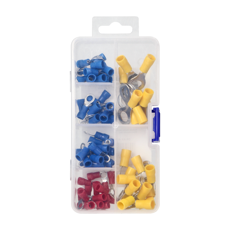 Set of cable end terminals with ring, 120 pcs.