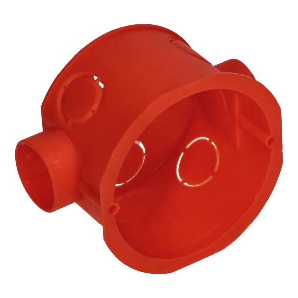 Serial, flush-mounted junction box - 60 mm shallow