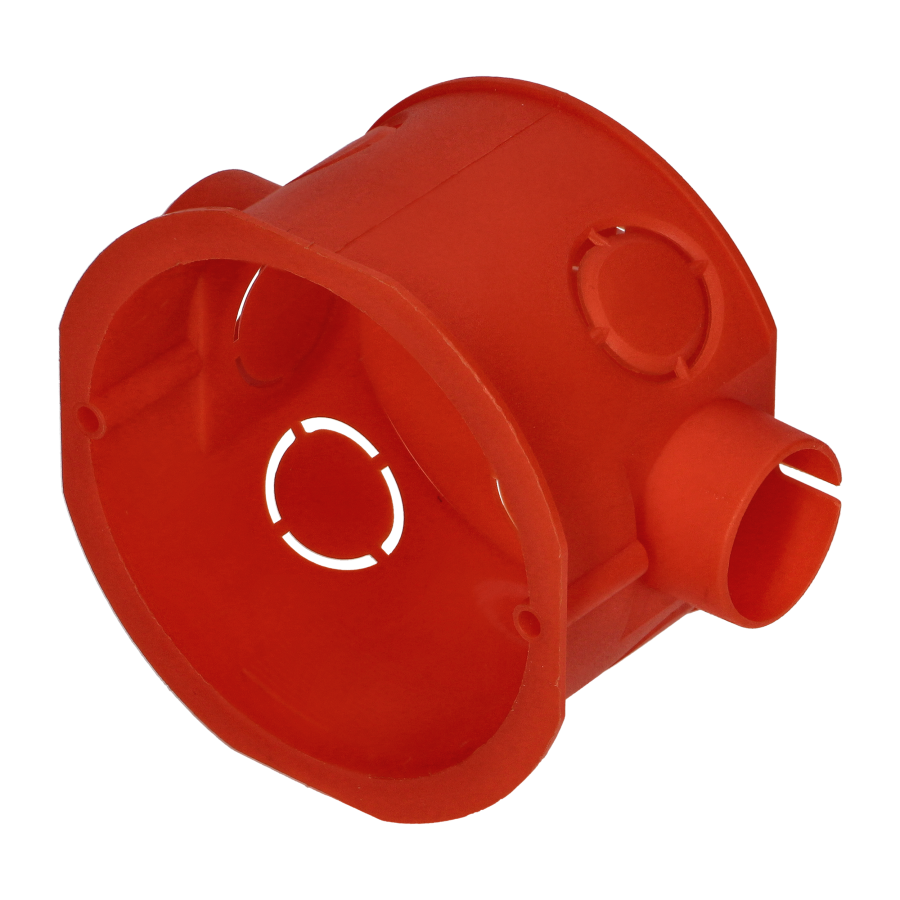 Serial, flush-mounted junction box - 60 mm shallow