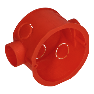 Serial flush-mounted junction box - 60 mm, shallow, 80 pcs.