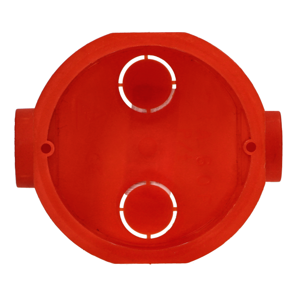 Serial flush-mounted junction box - 60 mm, shallow, 80 pcs.