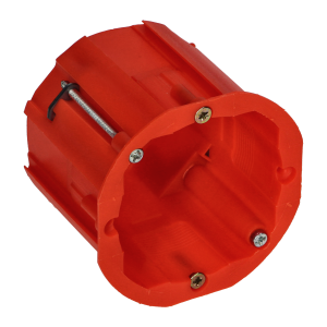 Flush-mounted junction box for plasterboard walls - 60 mm, deep, 50 pcs.