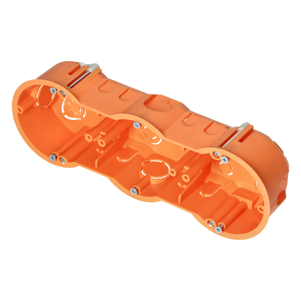 Puszka p/t 60 mm płytka trzykrotna do G/K, 80 szt