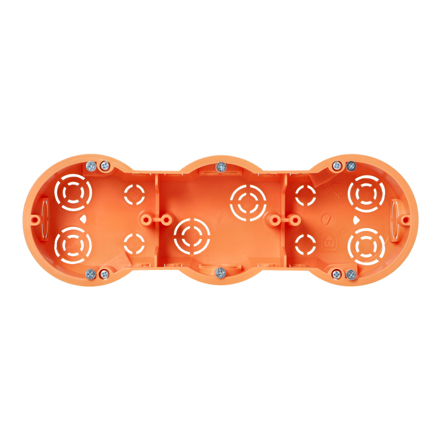 Puszka p/t 60 mm płytka trzykrotna do G/K, 80 szt