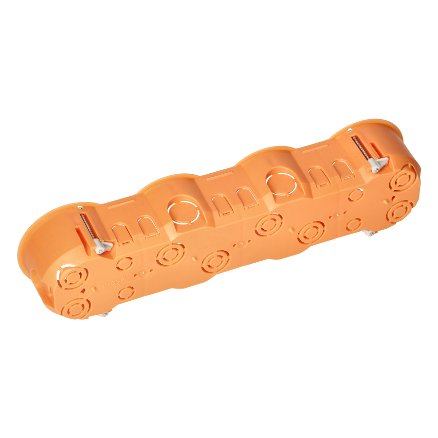 Puszka podtynkowa 60 mm płytka czterokrotna do G/K