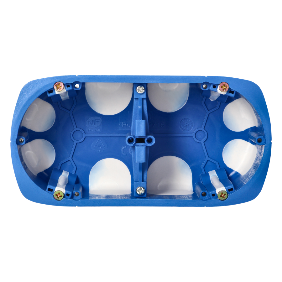 Puszka podtynkowa 60mm wiatroszczelna podwójna