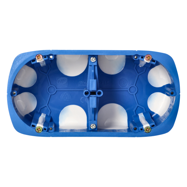 Puszka podtynkowa 60mm wiatroszczelna podwójna