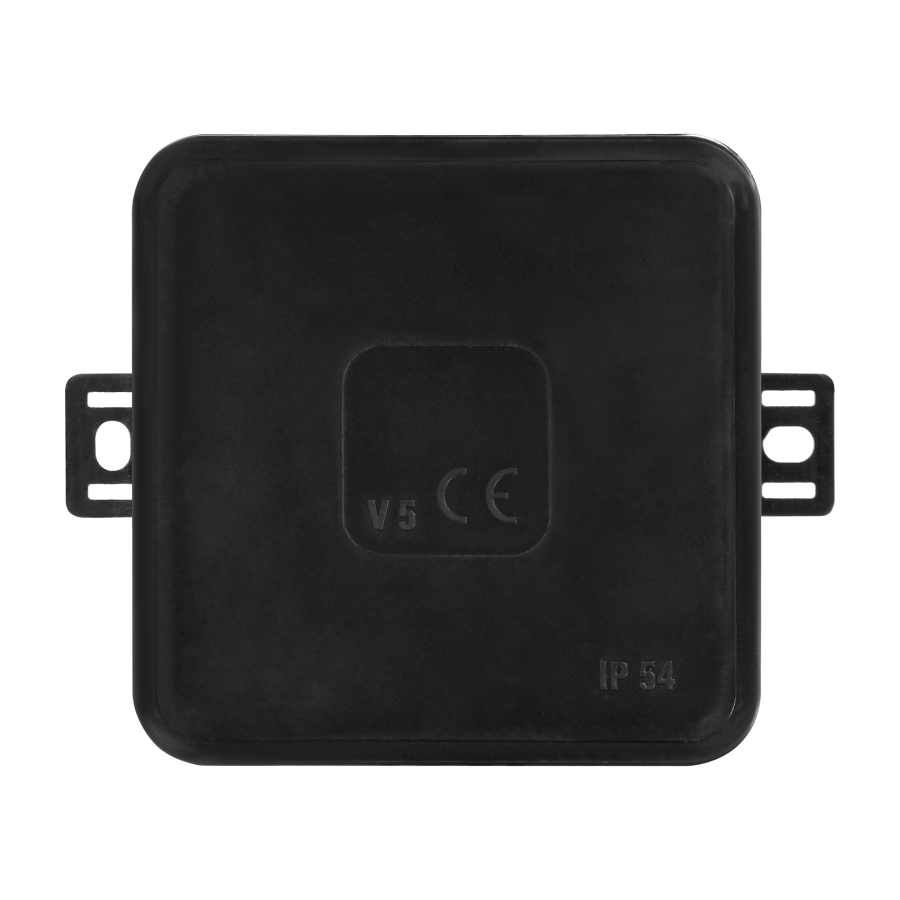 Puszka n/t CLICK, IP54, 12 przepustów, 75x75x41mm, czarna, 66 szt.