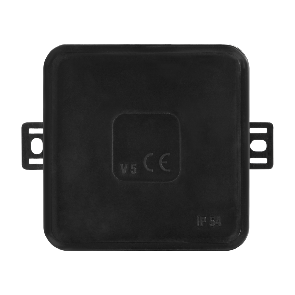 Surface-mounted junction box CLICK IP54 12 cable entries 75x75x41mm black, 66 pcs.