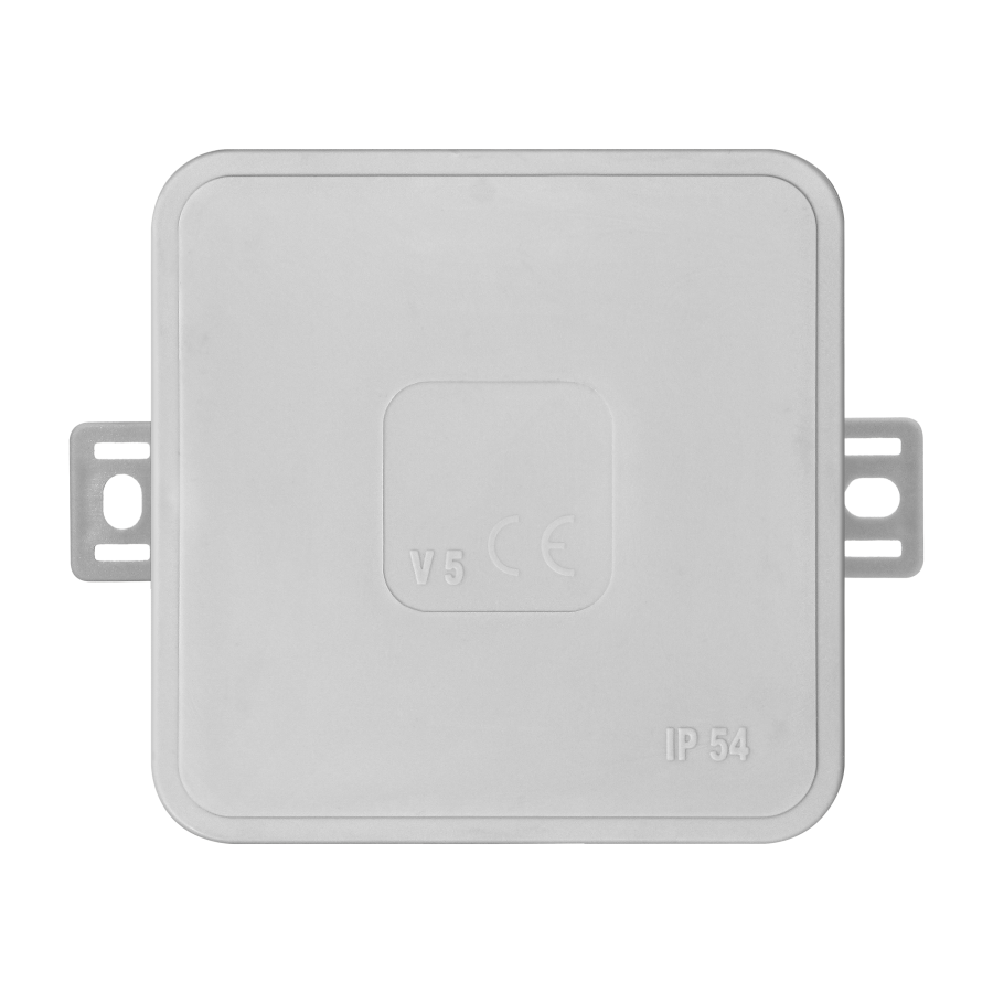 Surface-mounted junction box CLICK IP54 12 cable entries 75x75x41mm grey