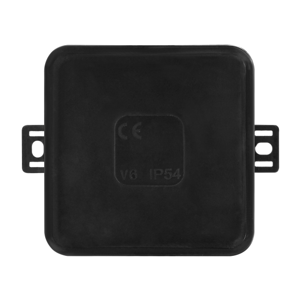 Surface-mounted junction box CLICK IP54 12 cable entries 85x85x41mm black