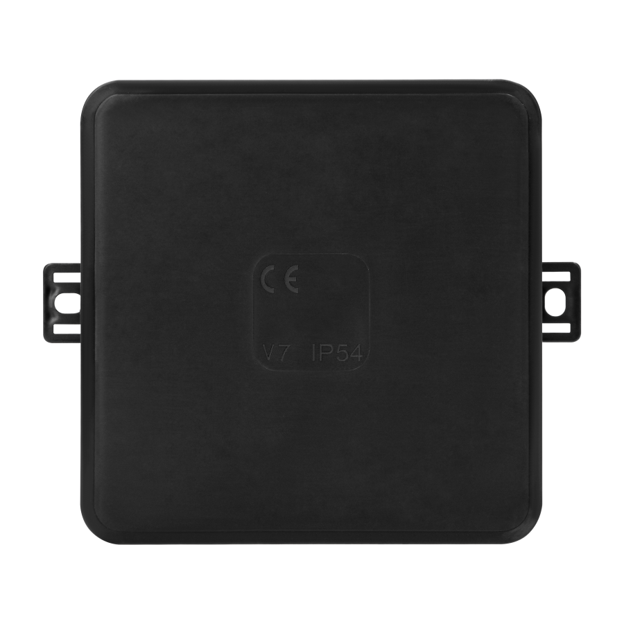 Puszka n/t CLICK, IP54, 12 przepustów, 100x100x41mm, czarna