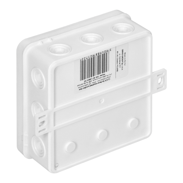 Puszka n/t CLICK, IP54, 12 przepustów, 100x100x41mm, biała
