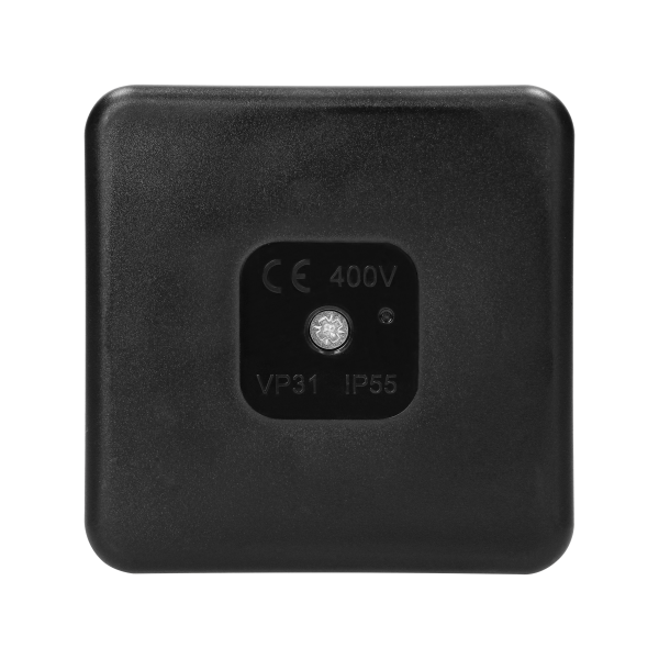 Puszka n/t PRO, IP55, 400V, 12 przepustów, 85x85x37mm, czarna