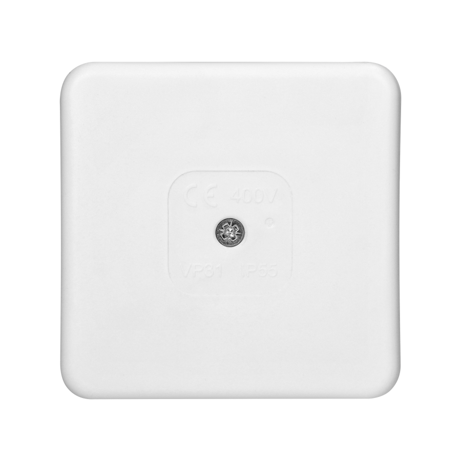 Puszka n/t PRO, IP55, 400V, 12 przepustów, 85x85x37mm, biała