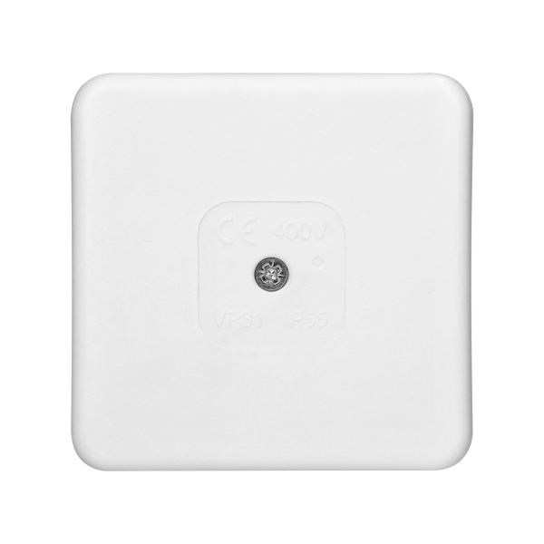 Puszka n/t PRO, IP55, 400V, 12 przepustów, 85x85x37mm, biała