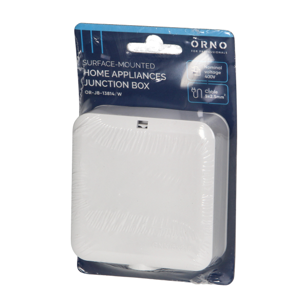 Surface-mounted domestic appliances junction box 5x2,5mm2, 440V