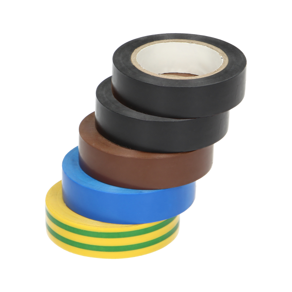 Set of 5 insulation tapes, each 15mm wide and 10m long