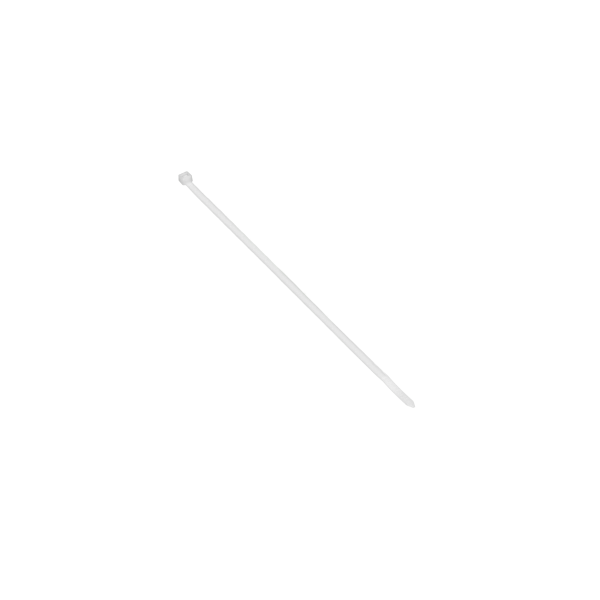 Opaska kablowa, kolor naturalny, szerokość 4,8mm, długość 300mm, 25 sztuk