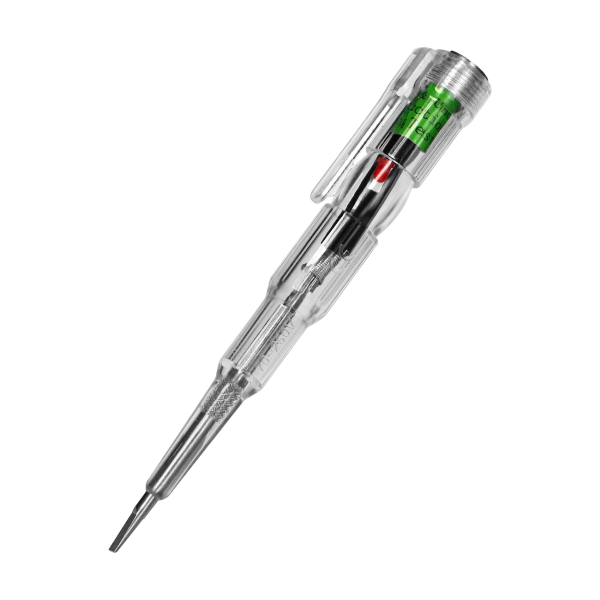 Elektroniczny próbnik napięcia 6w1, test obecności, pomiar, indukcja, ciągłość, polaryzacja DC, wykrywanie mikrofal, transparentny