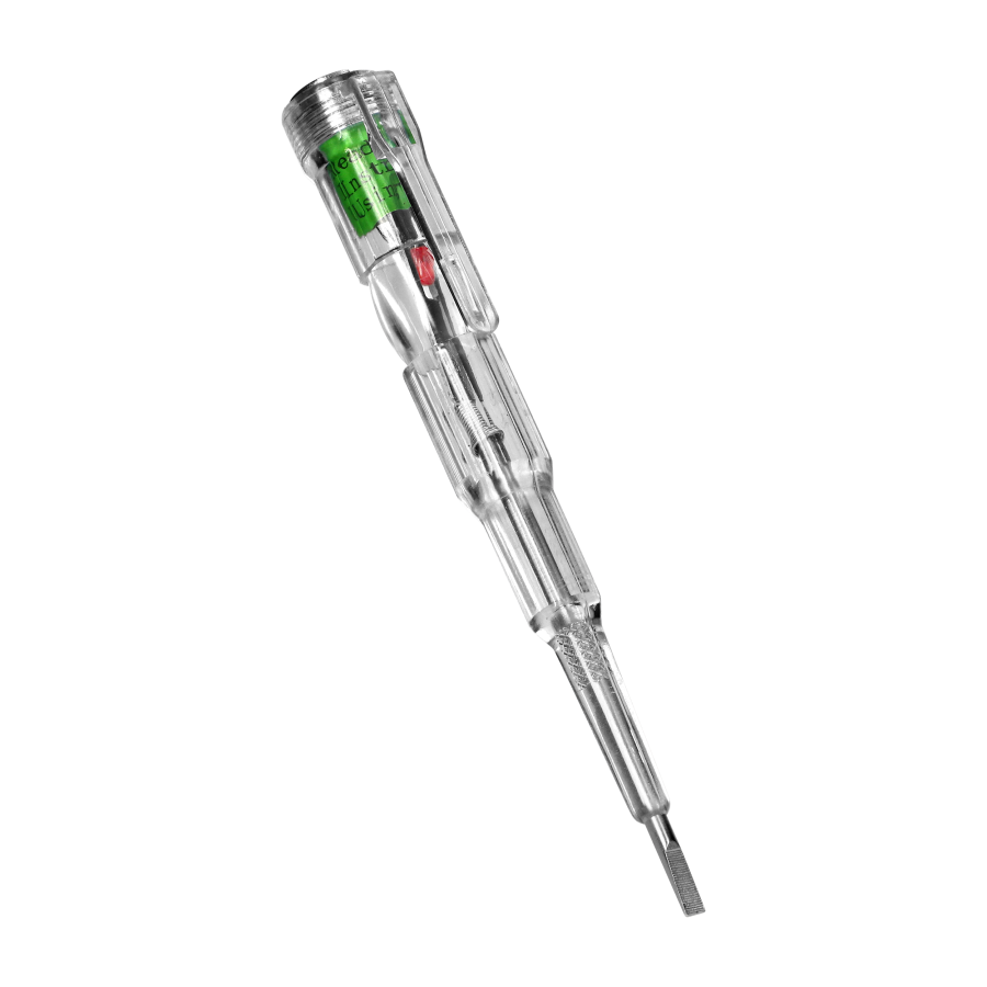 Elektroniczny próbnik napięcia 6w1, test obecności, pomiar, indukcja, ciągłość, polaryzacja DC, wykrywanie mikrofal, transparentny