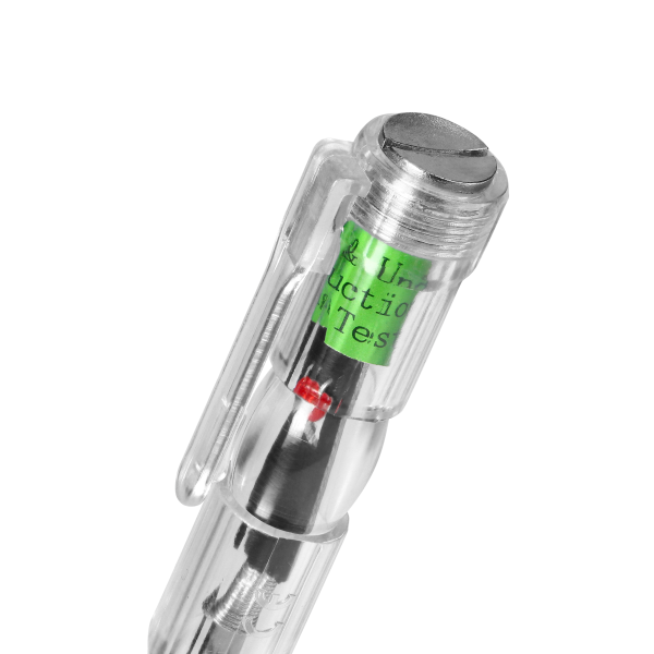 Elektroniczny próbnik napięcia 6w1, test obecności, pomiar, indukcja, ciągłość, polaryzacja DC, wykrywanie mikrofal, transparentny