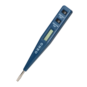 Electronic voltage tester 5in1, presence test, measurement, induction, continuity, DC polarity, blue color