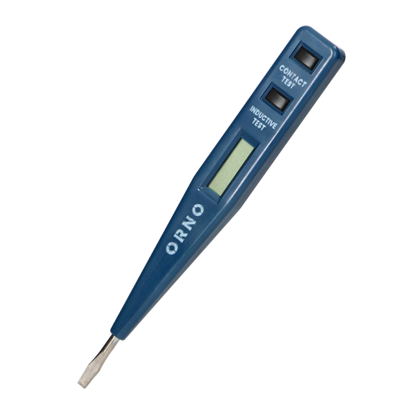 Electronic voltage tester 5in1, presence test, measurement, induction, continuity, DC polarity, blue color Electronic voltage tester 5in1, presence test, measurement, induction, continuity, DC polarity, blue color