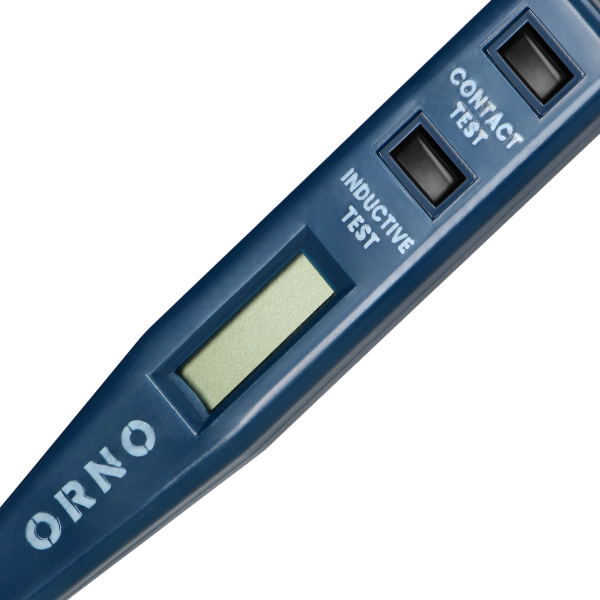 Elektroniczny próbnik napięcia 5w1, test obecności, pomiar, indukcja, ciągłość, polaryzacja DC, niebieski