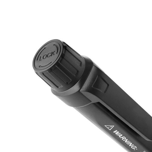 Indukcyjny tester napięcia z latarką, 12-1000V, AC/DC, czarny